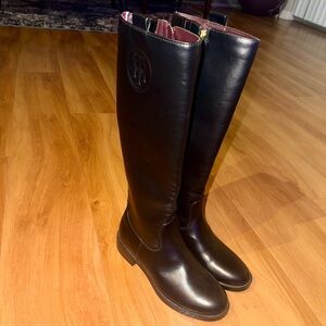 Tommy Hilfiger Black Riding Boots NWOT